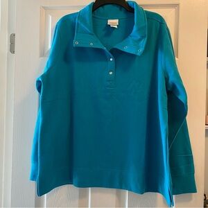Teal polo style Women's Shirt